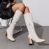 DAMENSTIEFEL MIT EINEM MASSIVEN BLOCKABSATZ | FÜR LANGE KLEIDER